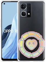 Oppo Reno7 Hoesje Free Your Mind - Designed by Cazy