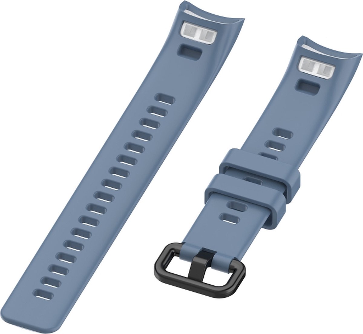 Siliconen bandje - geschikt voor Huawei Honor Band 4 / Honor Band 5 - steenblauw