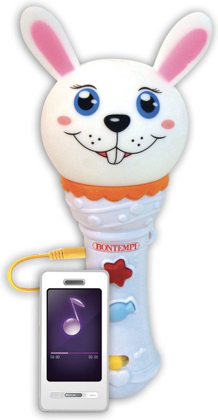 Bontempi Spa Dierenhoofd Microfoon - Speelgoedmicrofoon