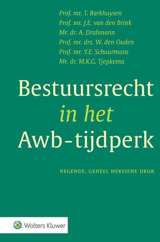 Boek cover Bestuursrecht in het Awb-tijdperk van T. Barkhuysen (Hardcover)