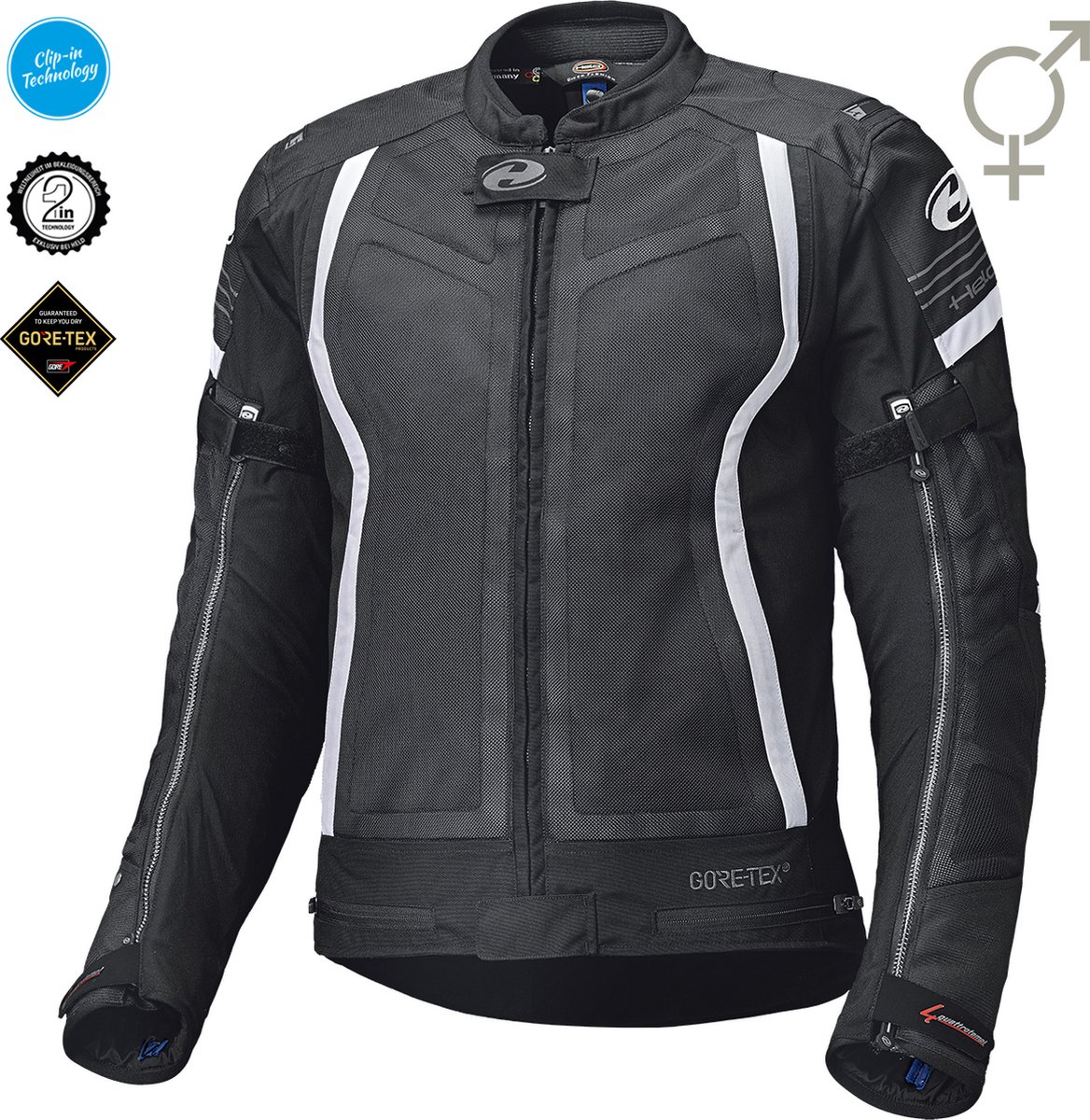 Held AeroSec Top Gore-Tex Dames Motorfiets Textiel Jas -