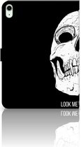 Book Case iPad Air (2020/2022) 10.9 inch Tablet Hoes met Standaard Skull Eyes