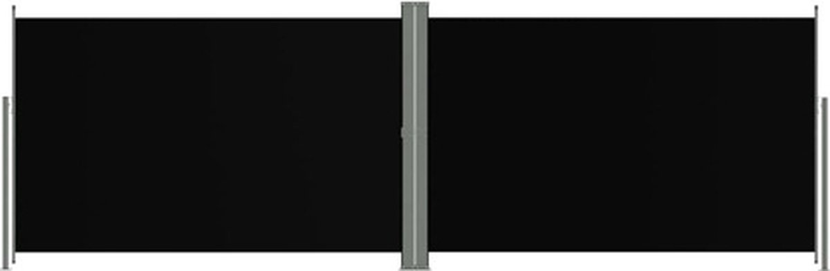 Bol.com vidaXL - Windscherm - uittrekbaar - 200x600 - cm - zwart aanbieding