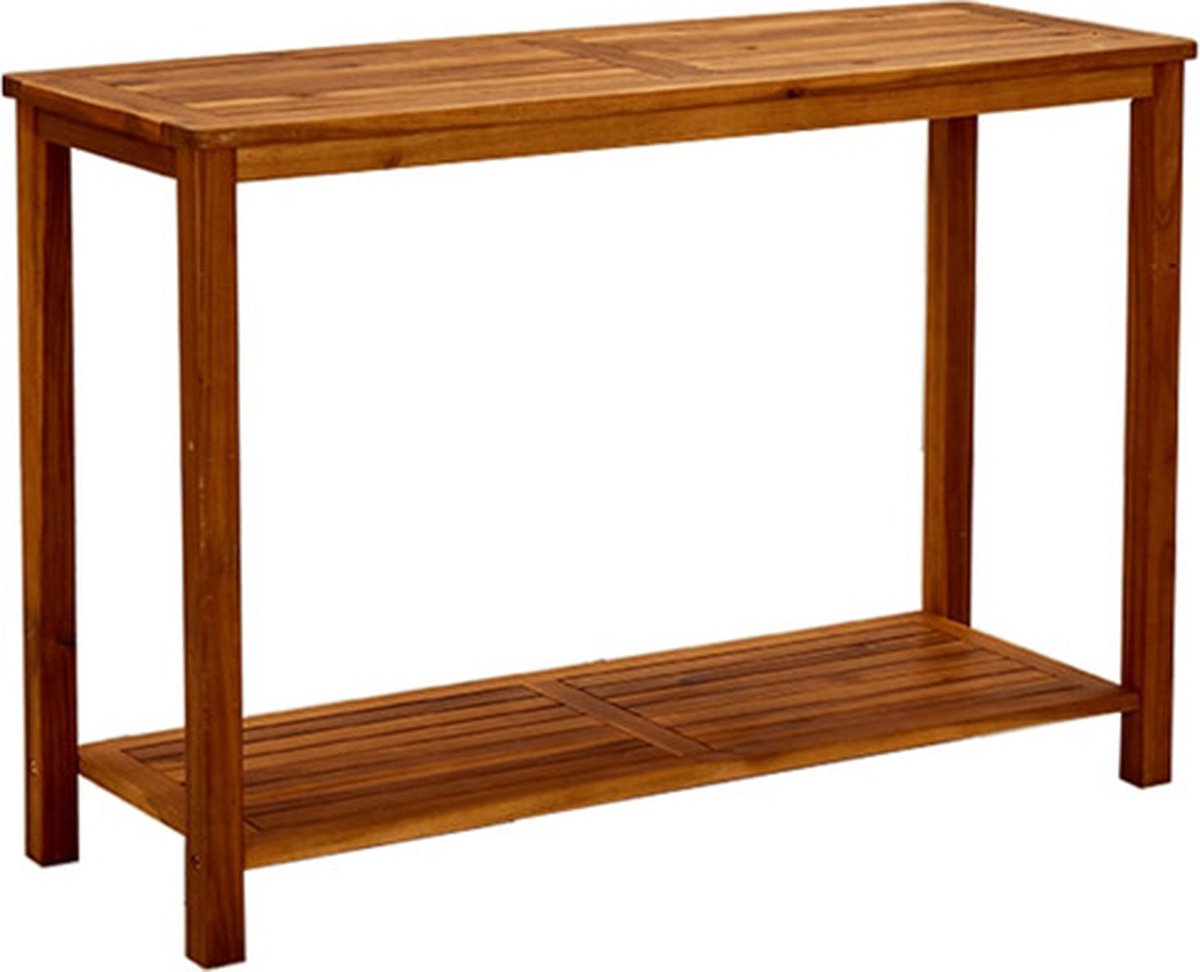 vidaXL Tuinwandtafel 110x40x75 cm massief acaciahout