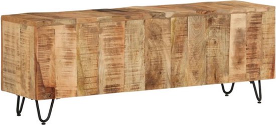 vidaXL - Tv-meubel - 110x30x40 - cm - massief - mangohout