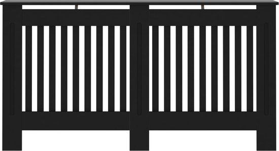 vidaXL Radiatorombouw 112x19x81.5 cm MDF wit