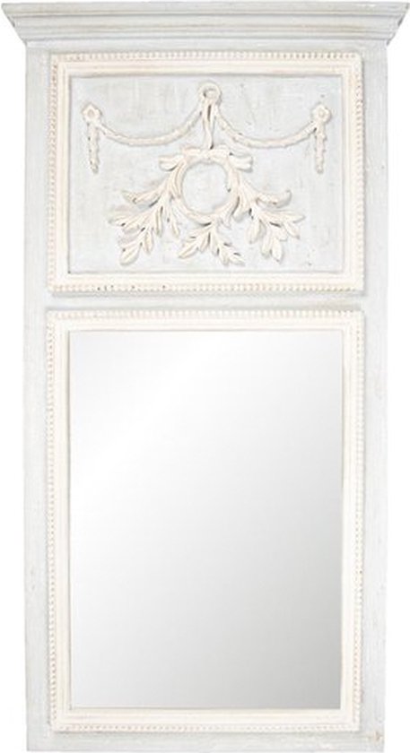 Wandspiegel  65*5*120 cm - Grijs Hout