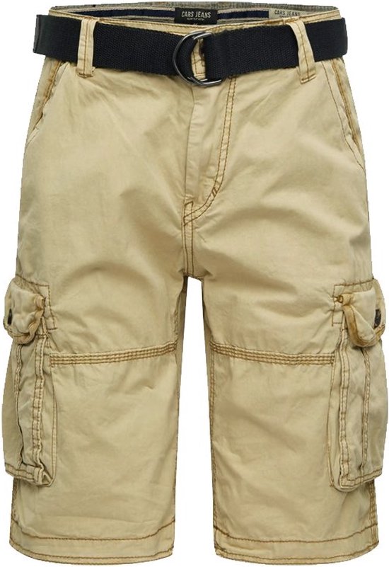 Cars Jeans Short Durras - Heren - CAMEL - (maat: