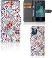 Book Case met foto Nokia G11 | G21 GSM Hoesje Tiles Color