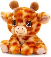 Pluche knuffel dieren giraffe 16 cm - Knuffelbeesten speelgoed