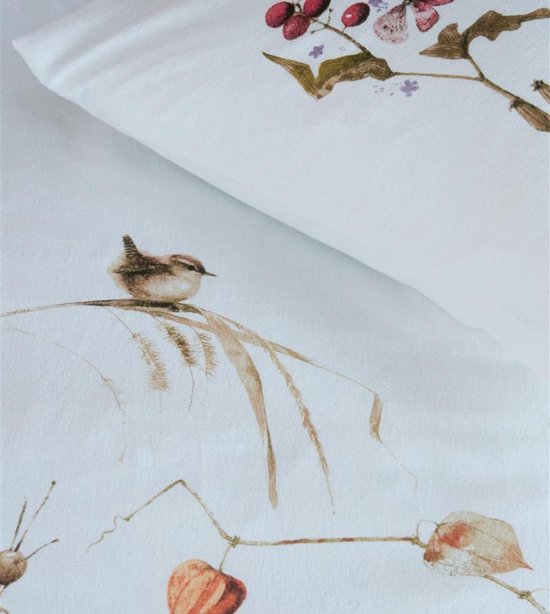 Marjolein Bastin Winter Wren dekbedovertrek - Lits-Jumeaux - 240x200/220 - Multi van Marjolein Bastin — afbeelding 5