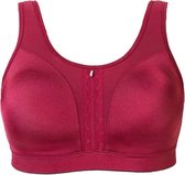 High impact Sport BH (zonder beugel) Cannes, Deep Red / Bordeaux rood, maat: 85H