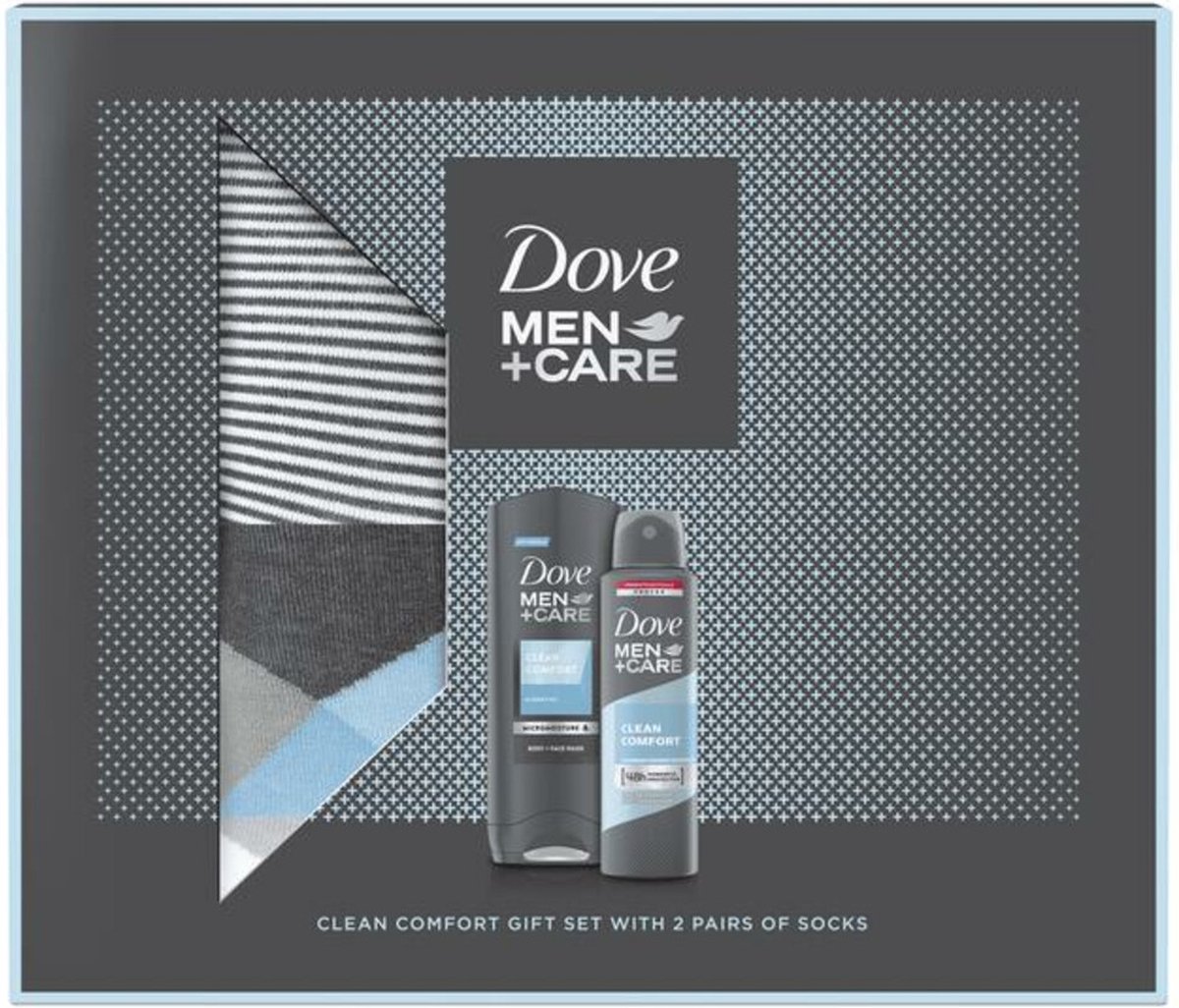 Dove Men+Care Clean Comfort Set - 400ml - Cadeau voor man