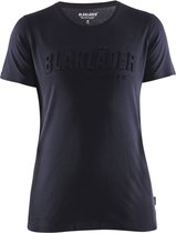 Blaklader Dames T-shirt 3D 3431-1042 - Donker marineblauw - XXL