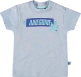 4PRESIDENT Newborn T-shirt - Blue Fog - Maat 74 - Baby T-shirts - Newborn kleding
