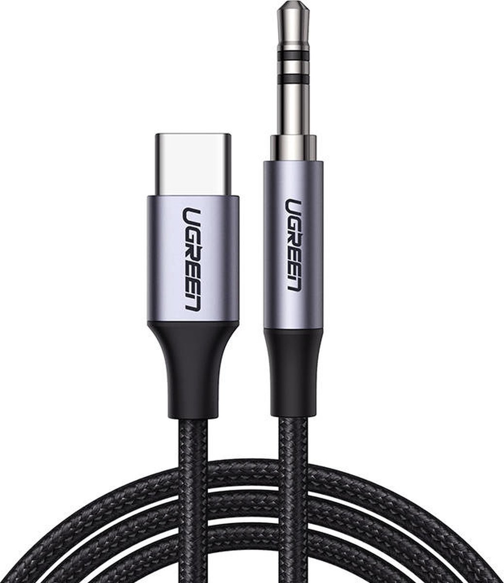 AdroitGoods USB-C vers Jack Audio Aux Cable - 50cm - Jack 3,5 mm vers USB-C  - Voiture