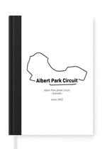 Notitieboek - Schrijfboek - Formule 1 - Australië - Circuit - Notitieboekje klein - A5 formaat - Schrijfblok - Cadeau voor man