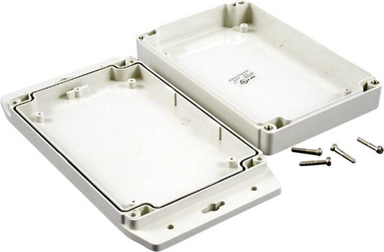 Hammond Electronics 1554SGY 1554SGY Universal Enclosure 160 x 160 x 90 ABS Light Grey (RAL 7035) 1 Piece Hammond Electronics 1554SGY 1554SGY Universal Enclosure 160 x 160 x 90 ABS Light Grey (RAL 7035) 1 Piece