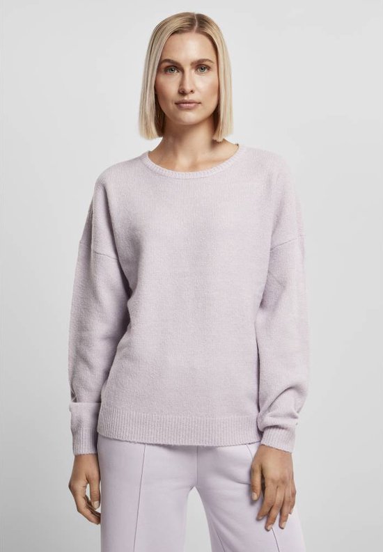 Urban Classics Sweater/trui Chunky Fluffy Paars