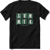 Summer Paradise | TSK Studio Zomer Kleding  T-Shirt | Zee Blauw | Heren / Dames | Perfect Strand Shirt Verjaardag Cadeau Maat 3XL