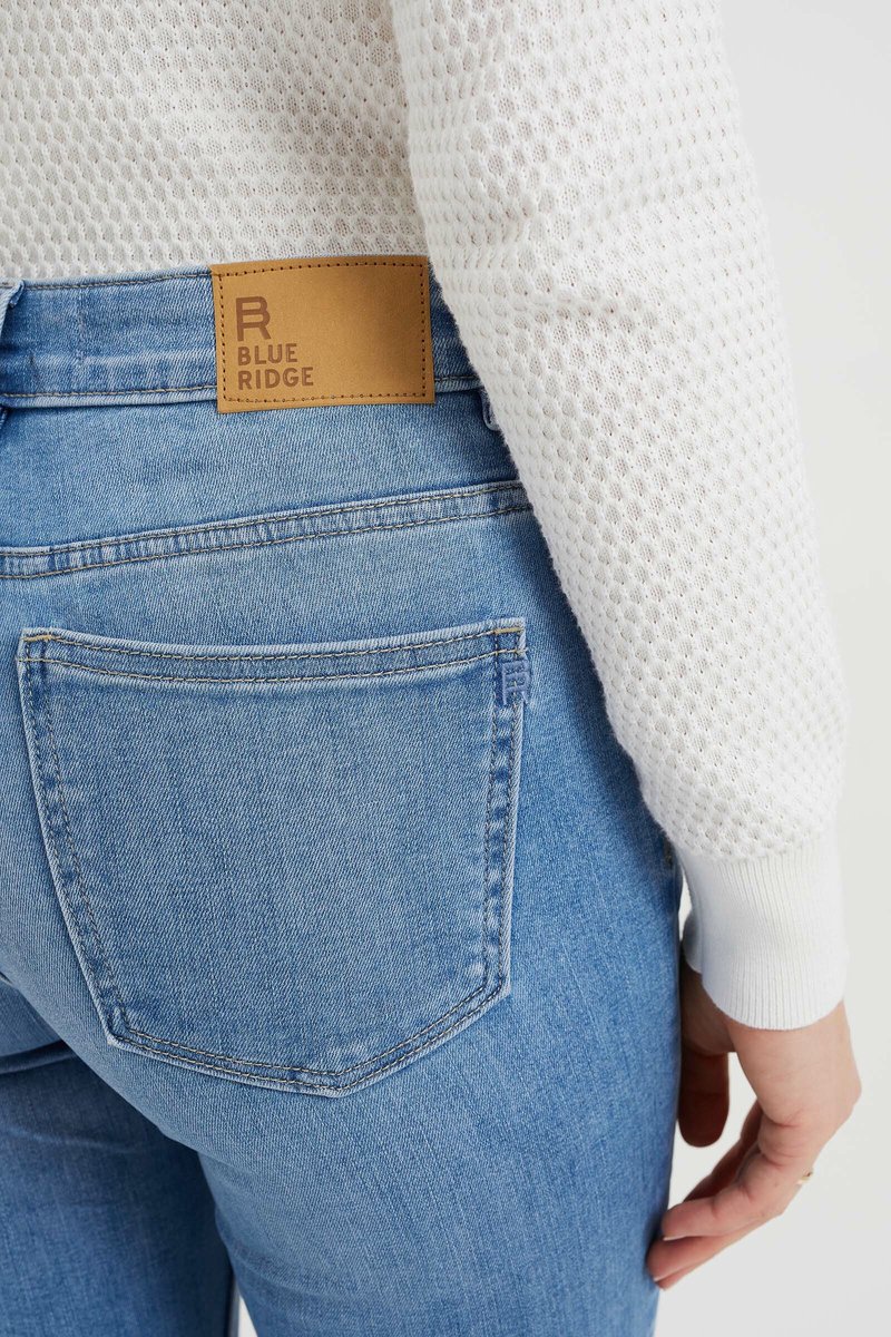 WE Fashion Dames mid rise super skinny jeans met superstretch | bol.com