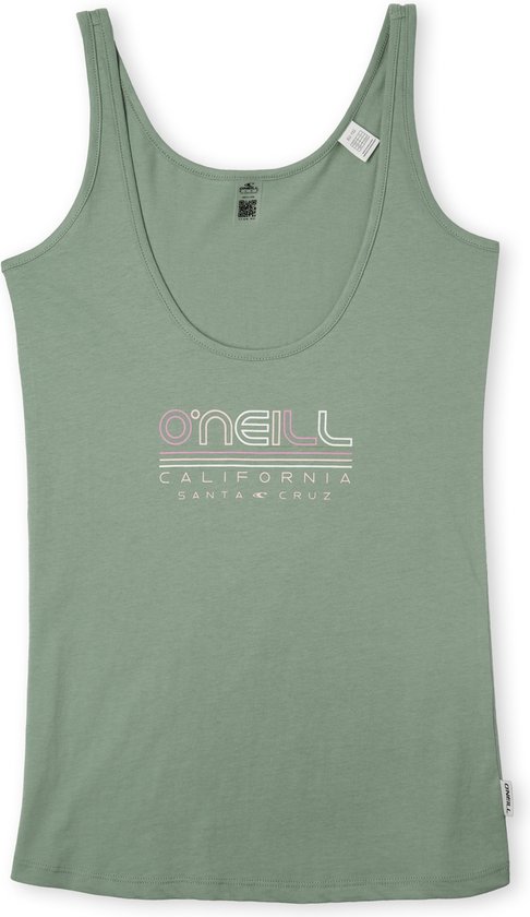 O'Neill T-Shirt Girls ALL YEAR TANKTOP Blauwgroen 128 - Blauwgroen 100% Katoen Scoop Neck