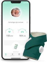 Owlet Smart Sock 3 - Babymonitor met Zuurstof- & Hartslagmeter (0-18 maanden) - Donkergroen