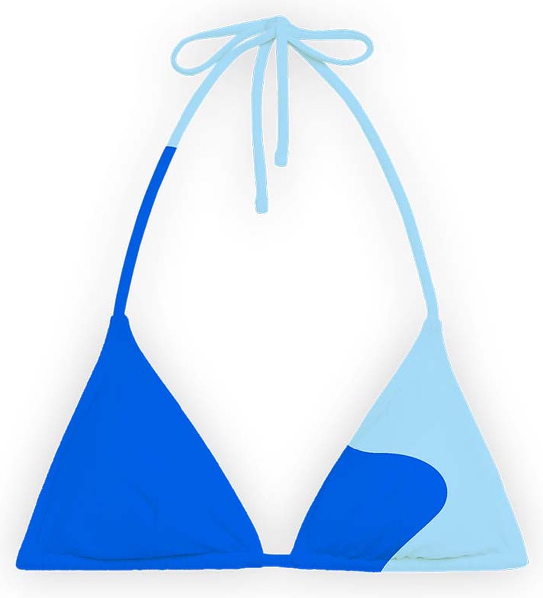 Sea'sons Official - Kleurveranderend - Triangle Bikini Top - Oceaan-Blauw - XS