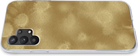 Coque Samsung Galaxy A32 5G - Or - Peinture - Abstrait - Coque de téléphone en Siliconen