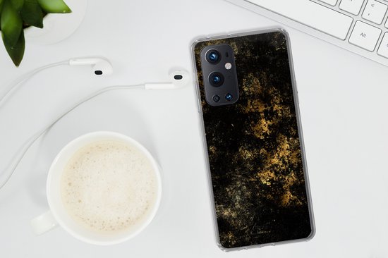 Étui OnePlus 9 Pro - Or - Luxe - Peinture - Étui de téléphone en Siliconen