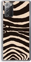 Case Company® - Samsung Galaxy Note 20 / Note 20 5G hoesje - Arizona Zebra - Soft Cover Telefoonhoesje - Bescherming aan alle Kanten en Schermrand