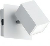 spot Lagosincl 13 cm 1 x led 8 watt staal wit
