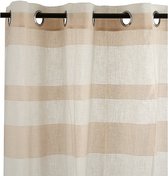 gordijn 260 x 140 cm polyester wit/beige