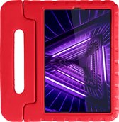 Lenovo Tab M10 FHD Plus Hoes Kinder Hoesje Kids Case Cover - Rood