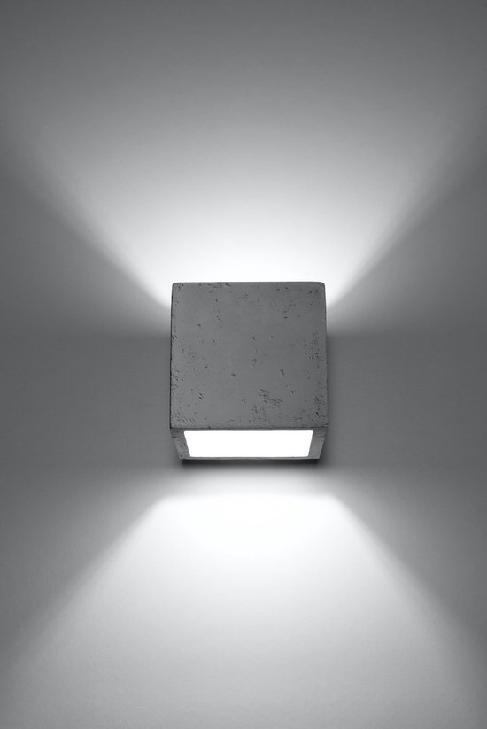 - LED Wandlamp beton QUAD - 1 x G9 aansluiting