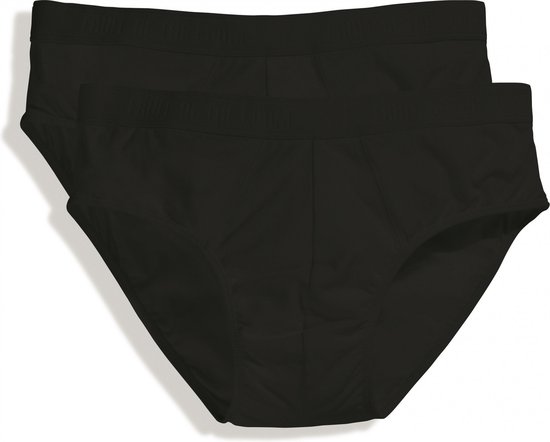 Fruit of the Loom slip classique sous-vêtements pour hommes en coton noir 4-pack Taille XL - Sous- Sous-vêtements pour hommes