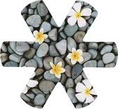 panbeschermer Kiezel 38 cm polyester grijs 3 stuks