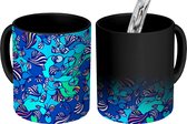 Magische Mok - Foto op Warmte Mokken - Koffiemok - Regenboog - Schelpen - Patronen - Zee - Abstract - Magic Mok - Beker - 350 ML - Theemok