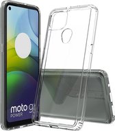Mobigear Doorzichtig Hoesje geschikt voor Motorola Moto G9 Power Telefoonhoesje Hardcase | Mobigear Crystal Backcover | Doorzichtig Telefoonhoesje Moto G9 Power | Moto G9 Power Case | Back Cover - Transparant