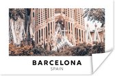Poster Spanje - Barcelona - Architectuur - 90x60 cm