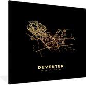 Cadre photo avec affiche - Deventer - Plan de la ville - Carte - Carte - Nederland - 40x40 cm - Cadre pour affiche