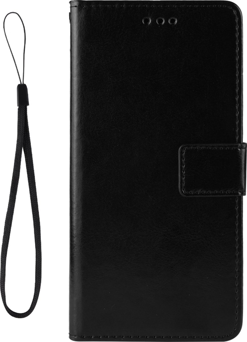 Mobigear Telefoonhoesje geschikt voor Samsung Galaxy S20 Hoesje | Mobigear Wallet Bookcase Portemonnee | Pasjeshouder voor 3 Pasjes | Telefoonhoesje voor Pinpas / OV Kaart / Rijbewijs - Zwart