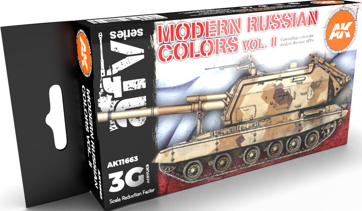 Modern Russian Colours Vol 2 Set - AK-Interactive - AK-11663