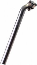 Zadelpen vast hook 27,2 X 400 mm aluminium zilver