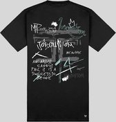 JORCUSTOM Artist Slim Fit T-Shirt - Zwart - Volwassenen - Maat M