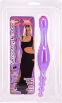 Jelly Anal Beads and Plug - Purple - Butt Plugs & Anal Dildos purple