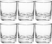 Set van 12x stuks whiskey glazen Georgi 300 ml van glas - Drinkglazen - Waterglazen - Tumbler