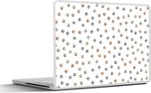 Laptop sticker - 17.3 inch - Katten - Pootafdruk - Huisdieren - Patronen - 40x30cm - Laptopstickers - Laptop skin - Cover