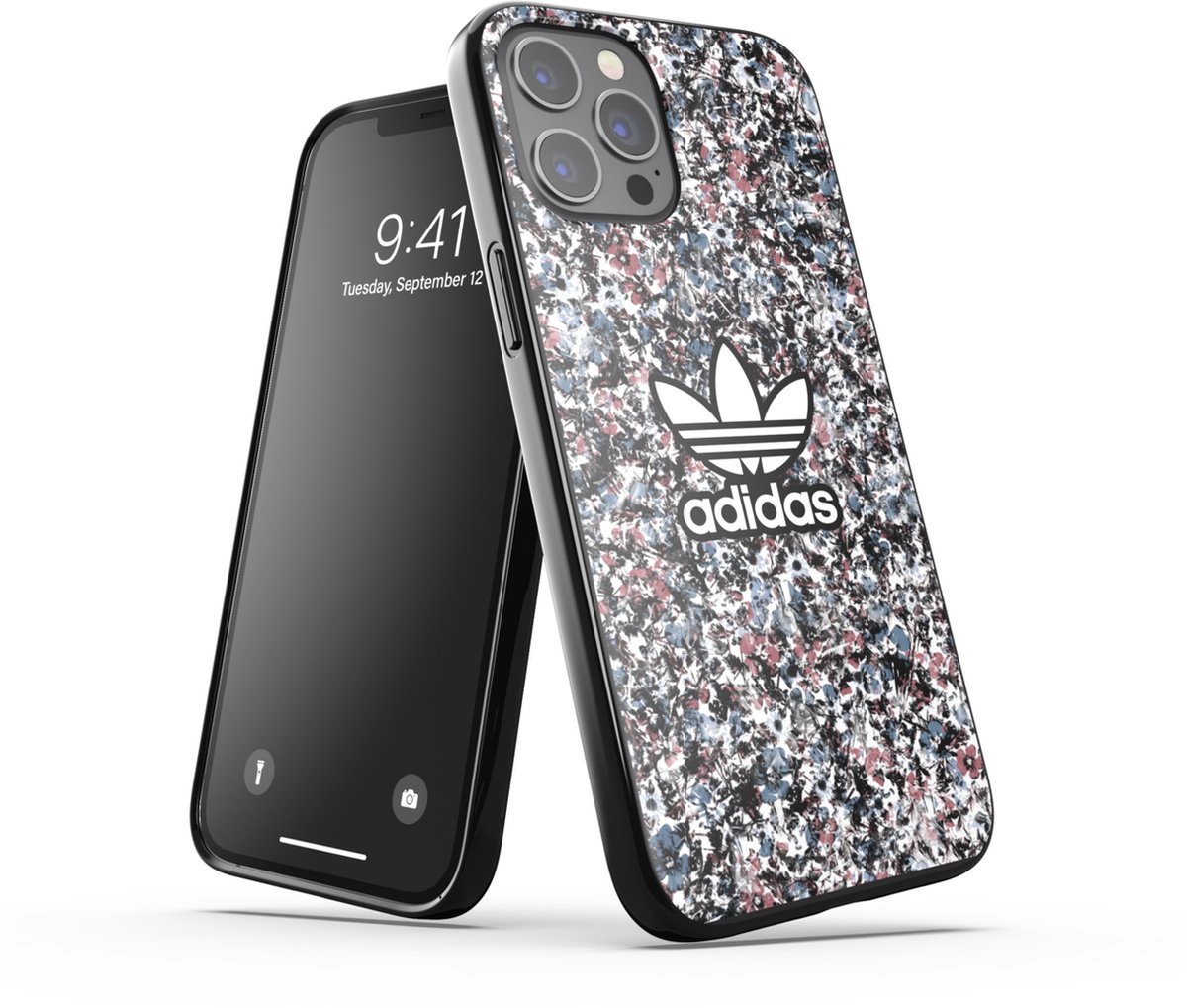 adidas Snap case Belista Flower TPU hoesje voor iPhone 12 Pro Max - zwart