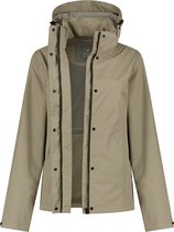 MGO Jane Jacket - Raincoat ladies - veste courte coupe-vent et imperméable - Taupe - Taille 3XL